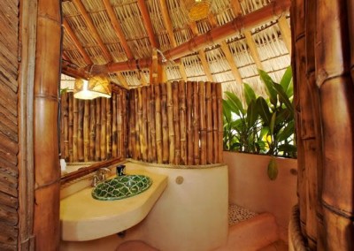 Bamboo Outdoor Bath