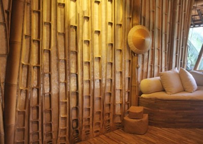 Bamboo Walls and Seat