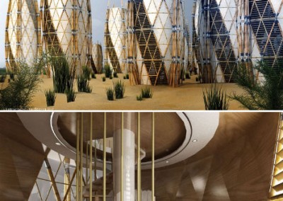 Bamboo Cocoon Buildings