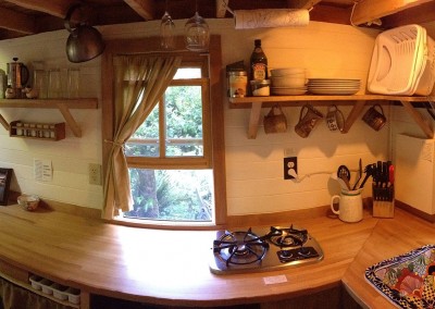 Cob House Kitchen Counter