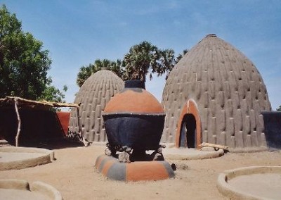 Earthbag House in Cameroon