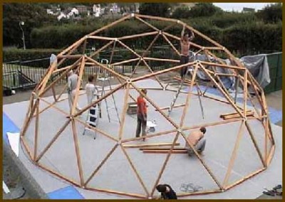 Geodesic Dome Home Construction