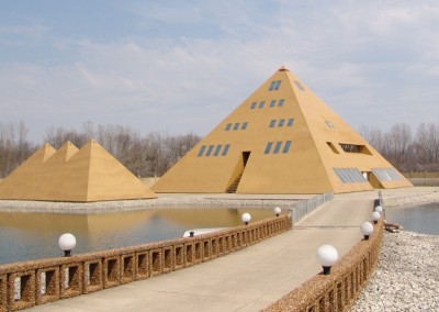 Pyramid Gold House