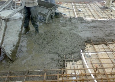 Concrete Being Poured