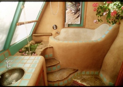 Cob House Bathtub