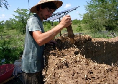 Cob House Construction Straw Wall