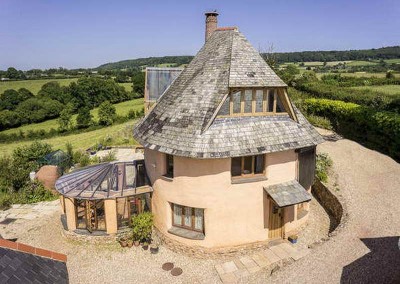 Cob Modern Round House