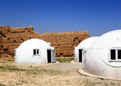 Domes Prefabricated in Dessert