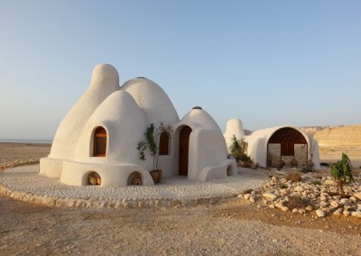 Earthbag Home in Dessert