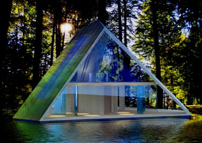 Pyramid Home on Lake