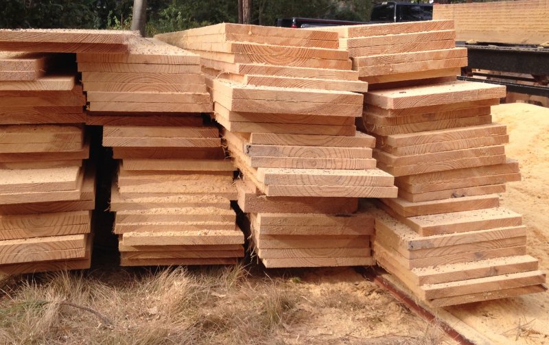 Lumber from Trees.